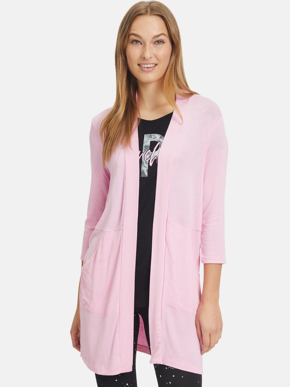 Betty Barclay Feinstrickjacke Damen Viskose rosa, S
