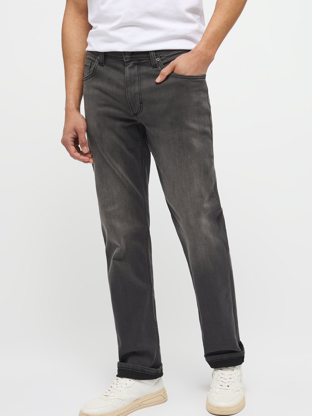 Mustang Jeans Herren Baumwolle grau, 36-30