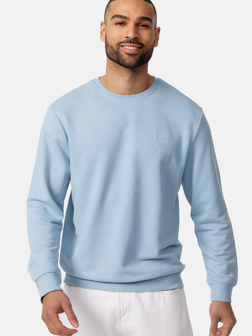 Indicode Sweatshirt Herren Baumwolle blau, XXL