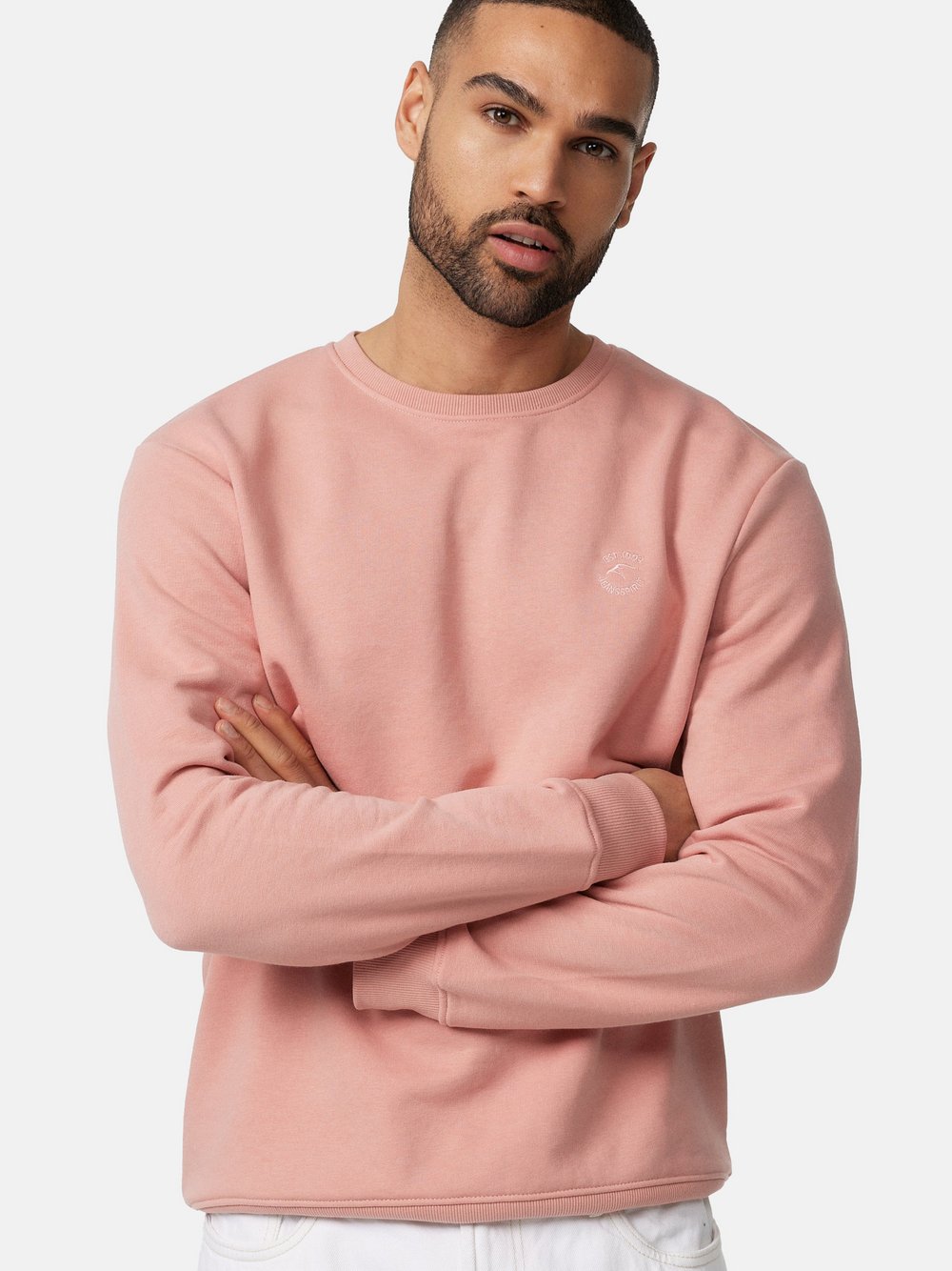 Indicode Sweatshirt Herren Baumwolle rosa, L