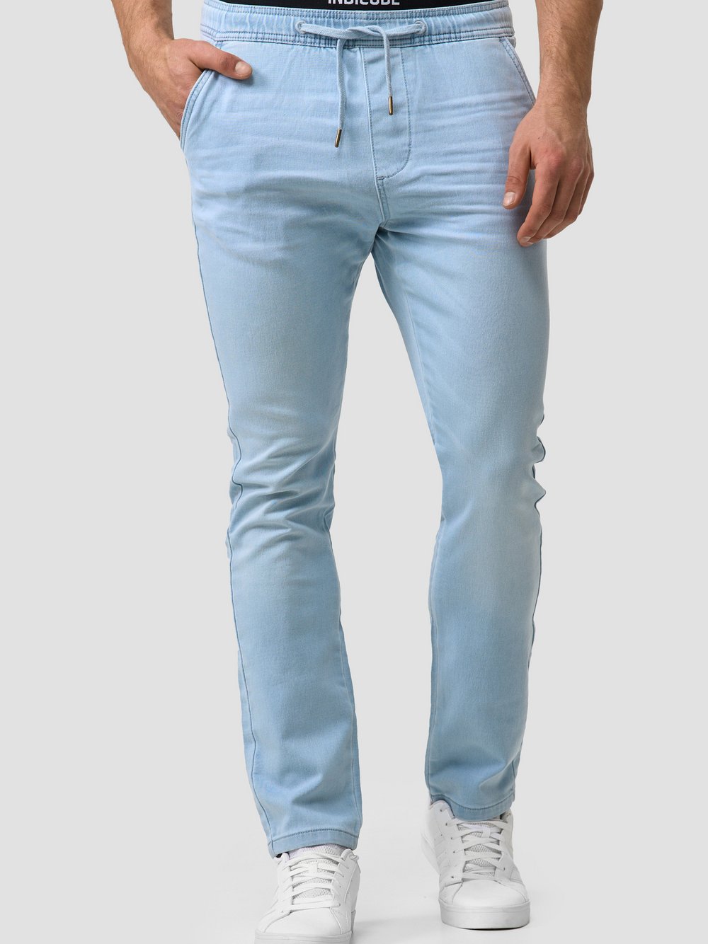 Indicode Jeanshose Herren Baumwolle blau, XL