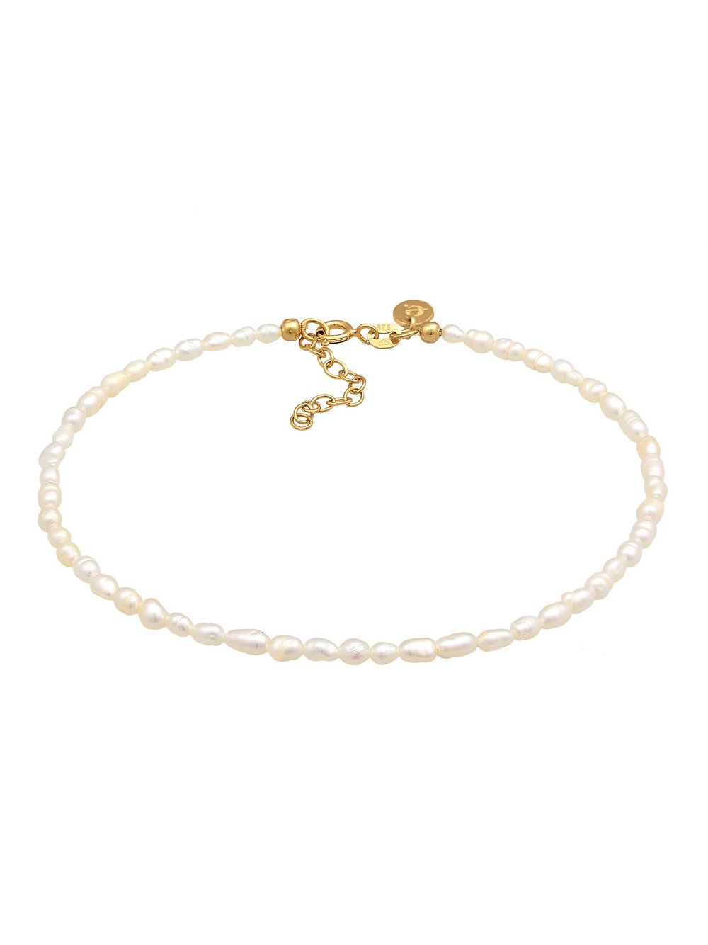 Elli PREMIUM Fußschmuck Damen Sterlingsilber gold, 22