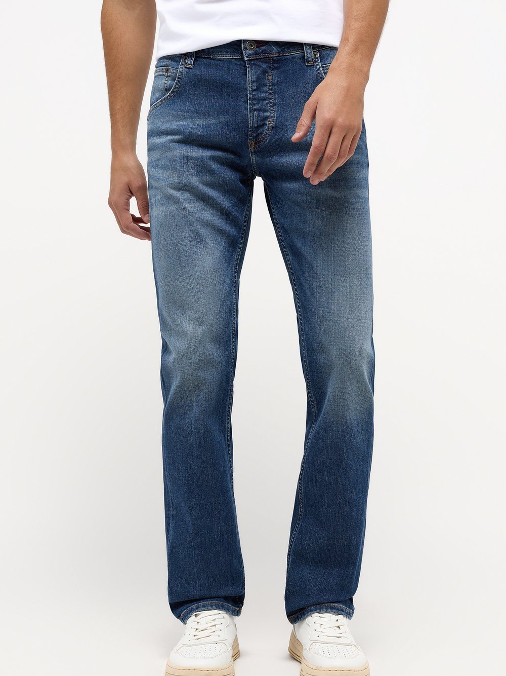 Mustang Jeans Herren Baumwolle blau, 32-30