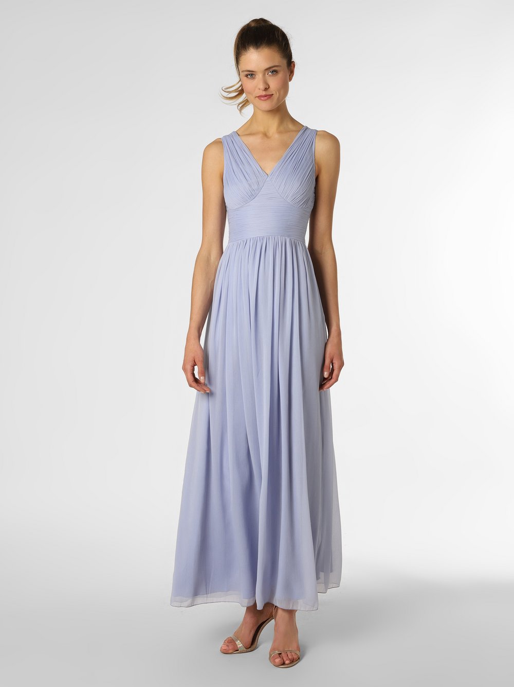 Lipsy - Damska sukienka wieczorowa, niebieski|lila
