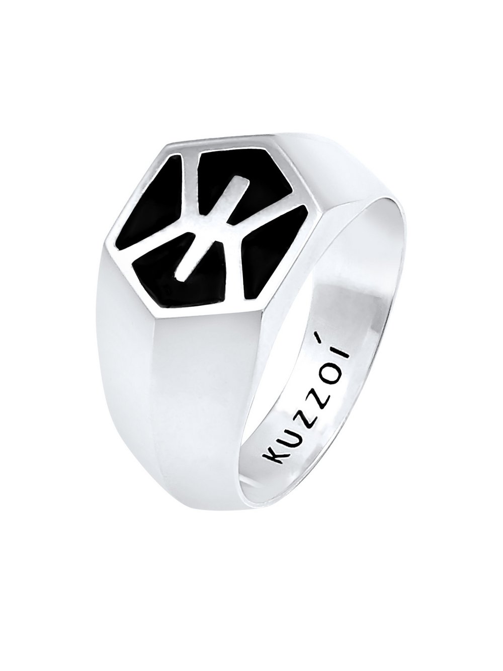 KUZZOI Ring Herren Sterlingsilber silber, 62