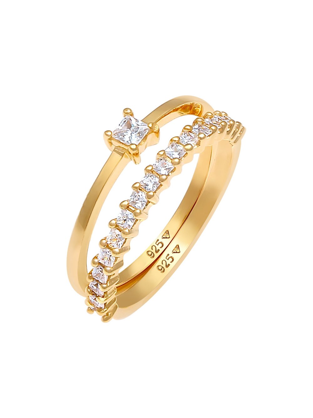 Elli Ring Damen Sterlingsilber gold, 54