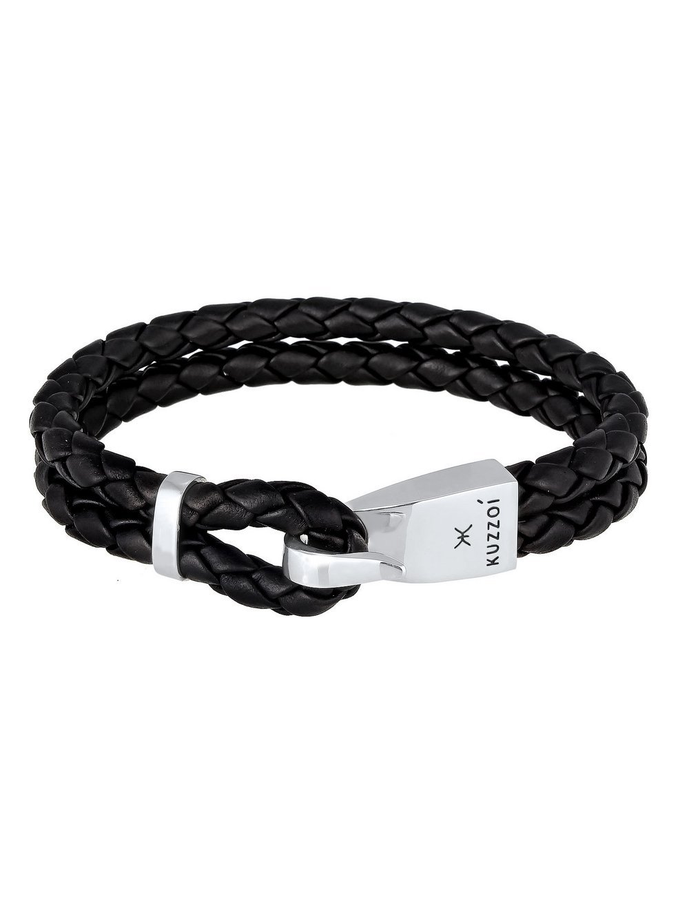 KUZZOI Armband Herren Sterlingsilber silber, 19