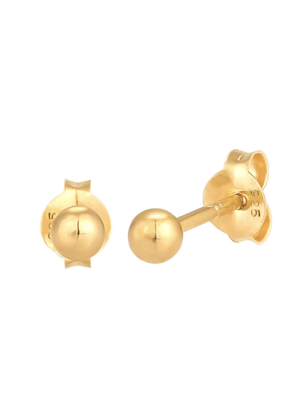 Thumbnail - Elli Ohrringe Damen Sterlingsilber gold, ONE SIZE