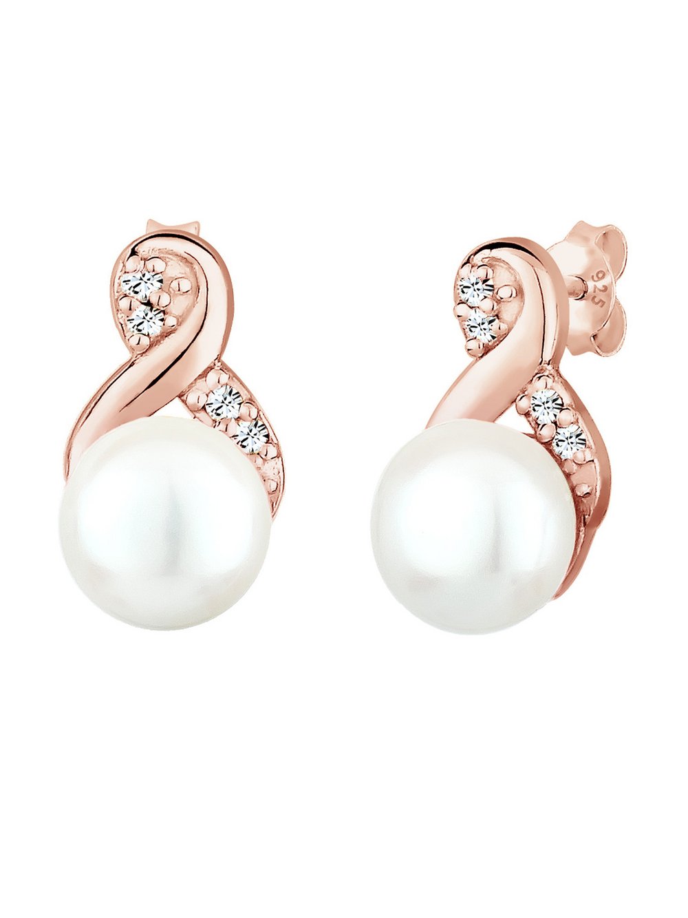 Elli Ohrringe Damen Sterlingsilber roségold, 16