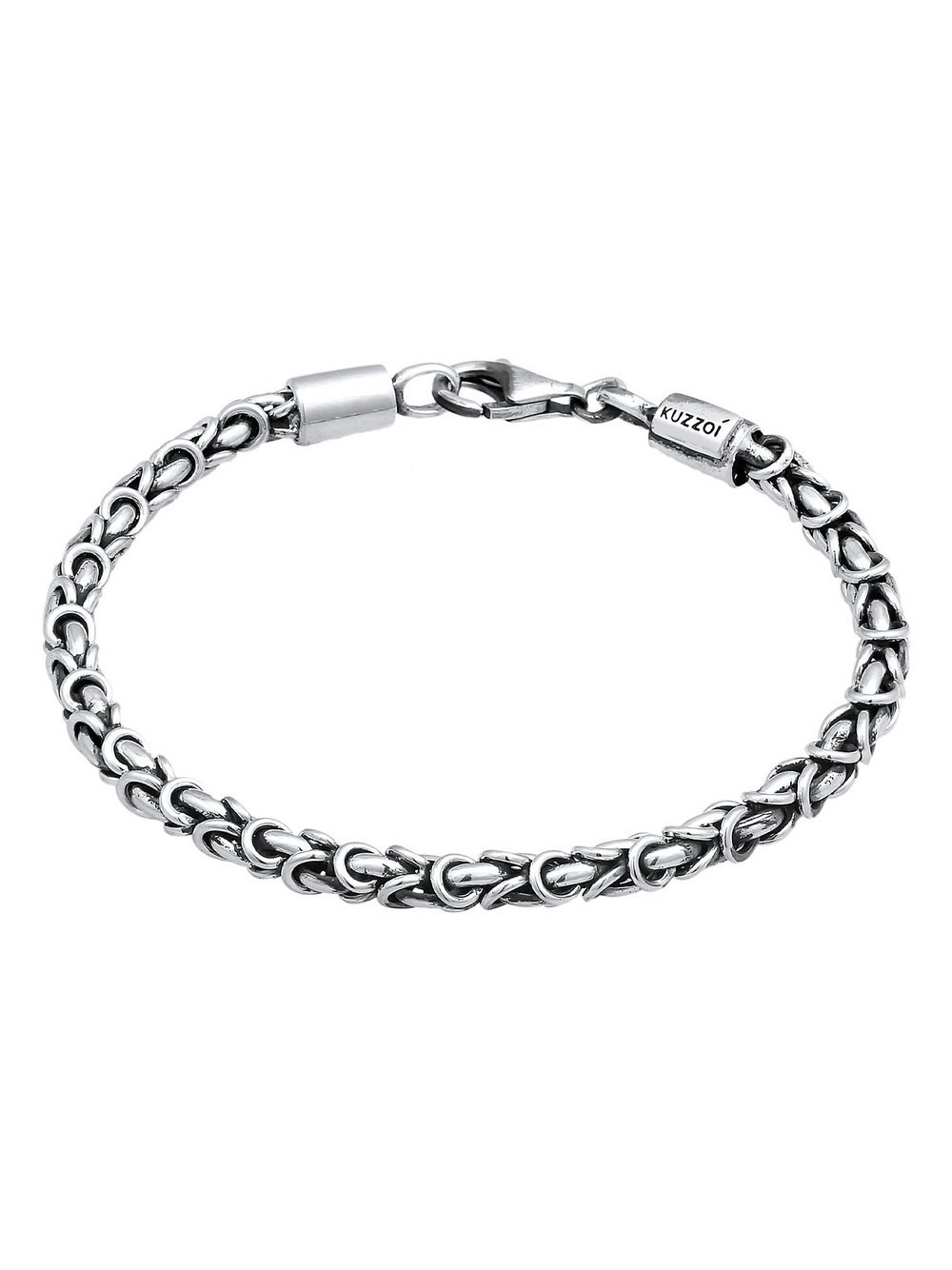 KUZZOI Armband Herren Sterlingsilber silber, 19