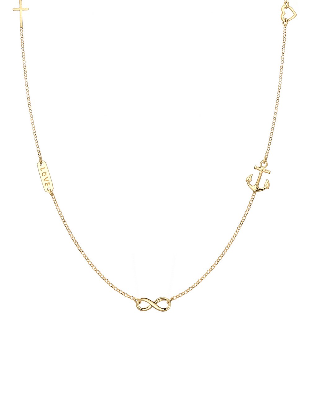 Thumbnail - Elli Halskette Damen Sterlingsilber gold, 40