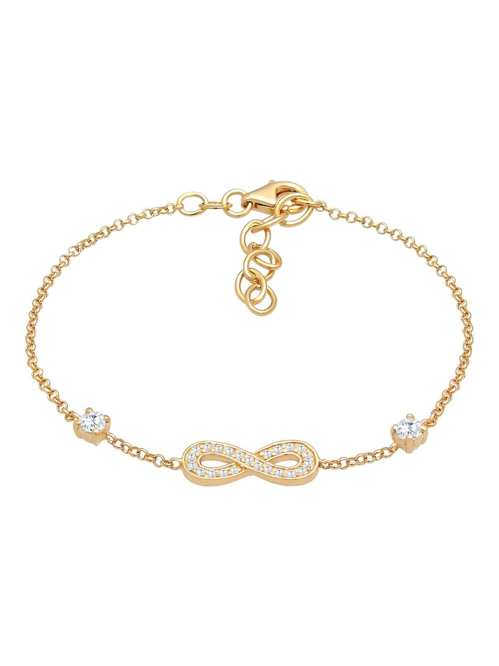 Nenalina Armband Damen Sterlingsilber gold, 16