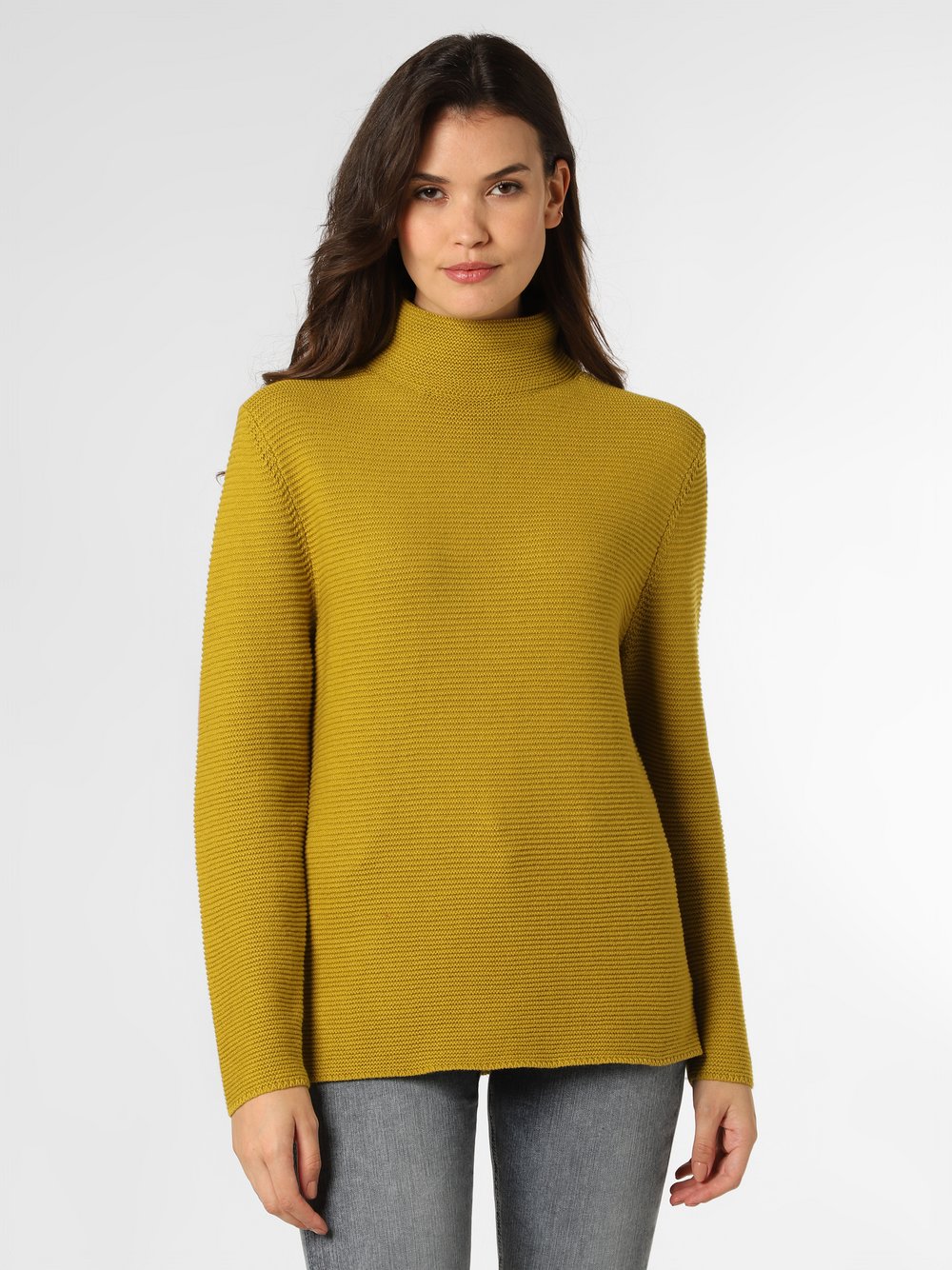 VG - Sweter damski, żółty