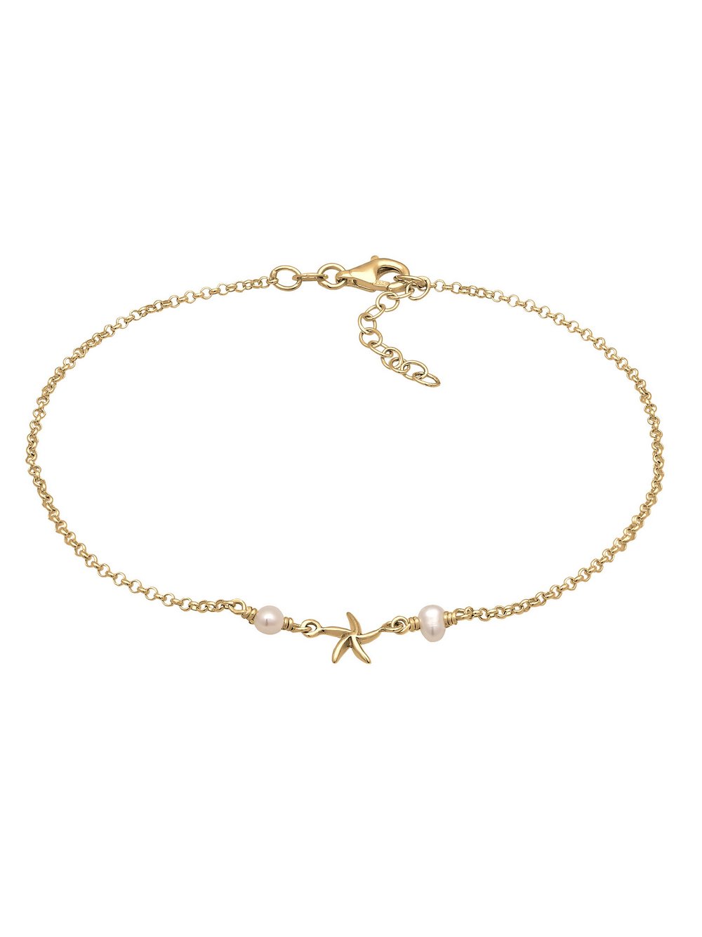 Elli Fußschmuck Damen Sterlingsilber gold, 22