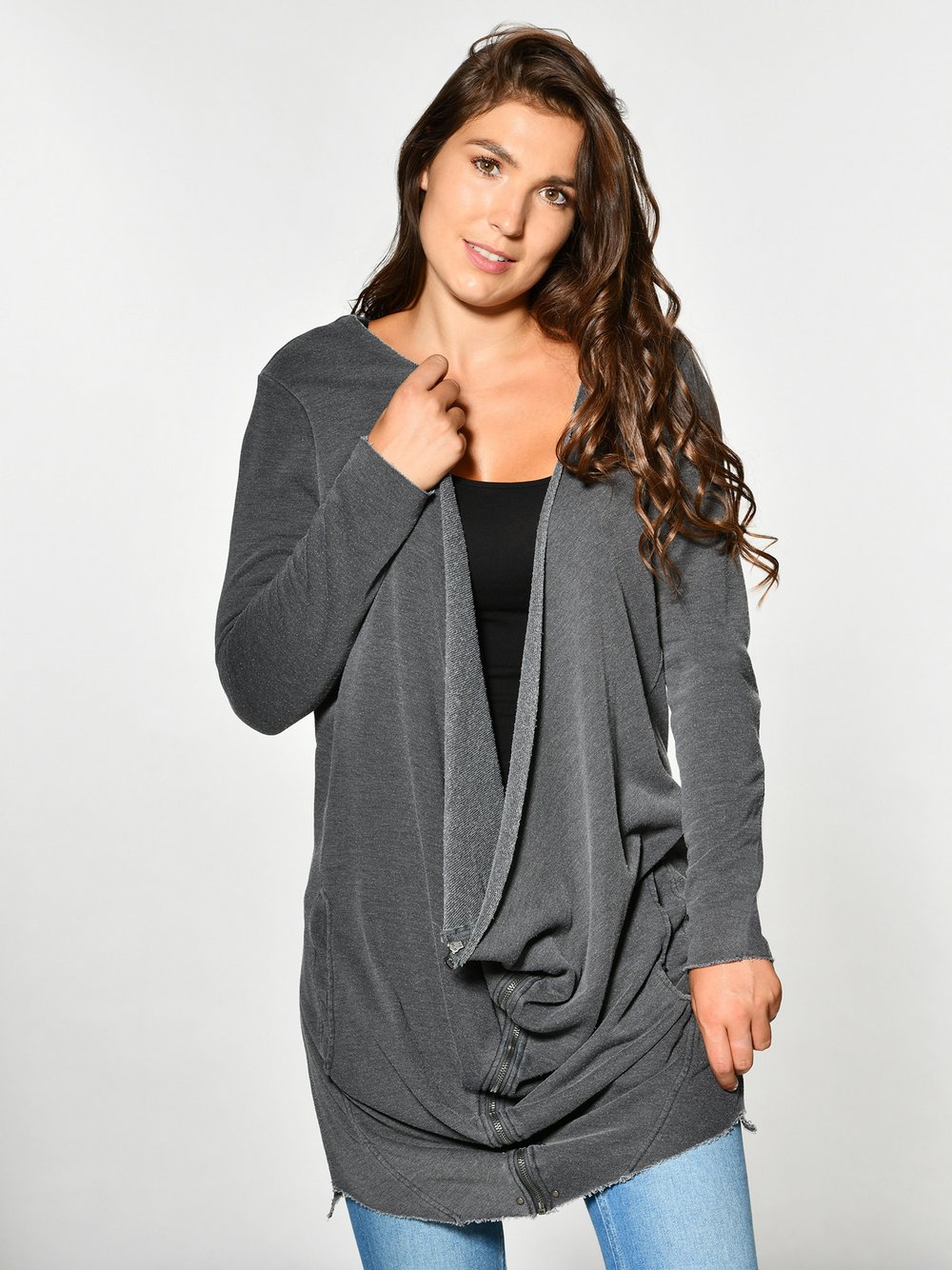 Maze Cardigan Damen grau, M