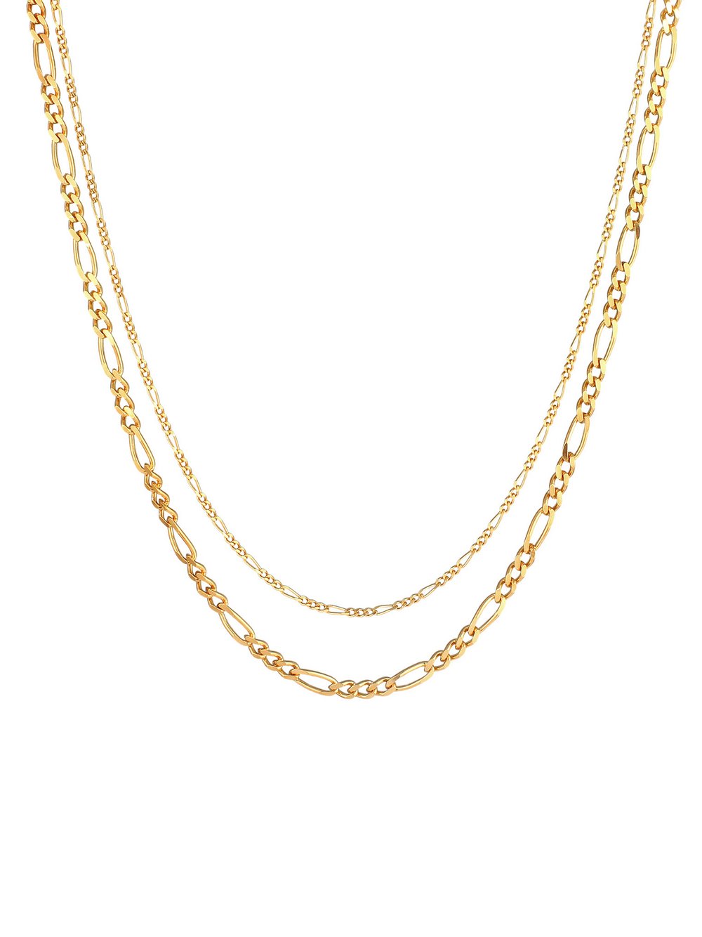 Elli PREMIUM Halskette Damen Sterlingsilber gold, 42