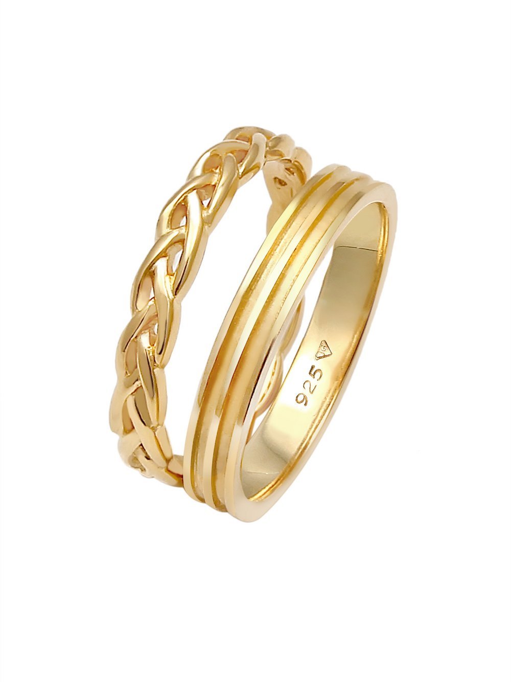 Elli Ring Damen Sterlingsilber gold, 58