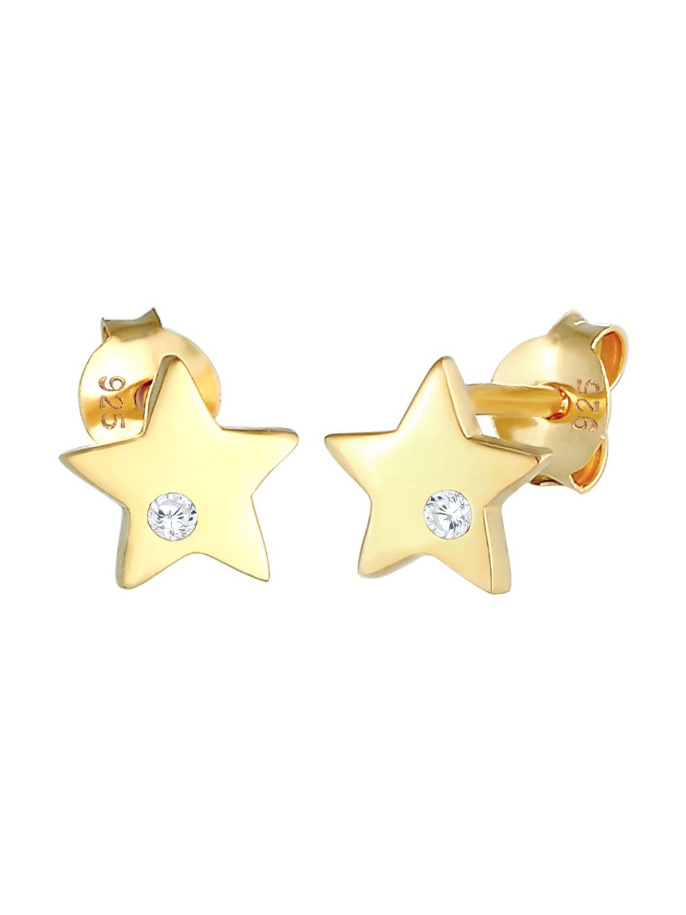 Thumbnail - Elli Ohrringe Damen Sterlingsilber gold, 8