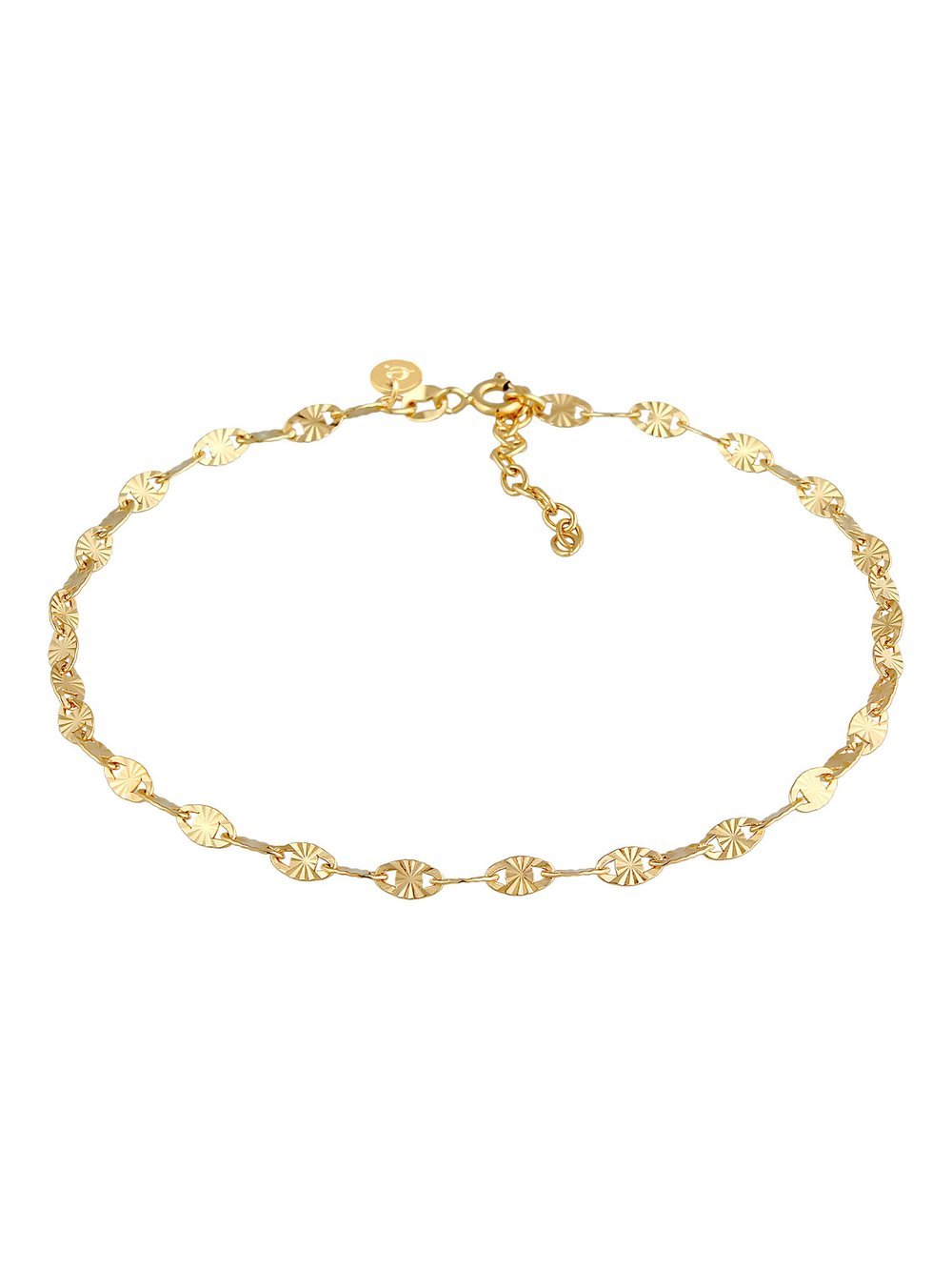 Elli PREMIUM Fußschmuck Damen Sterlingsilber gold, 22