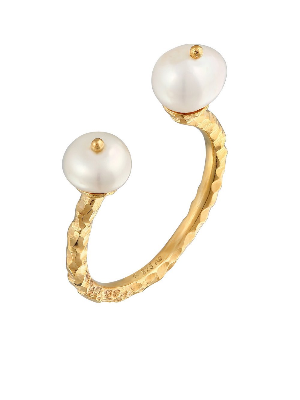 Elli PREMIUM Ring Damen Sterlingsilber gold, 54