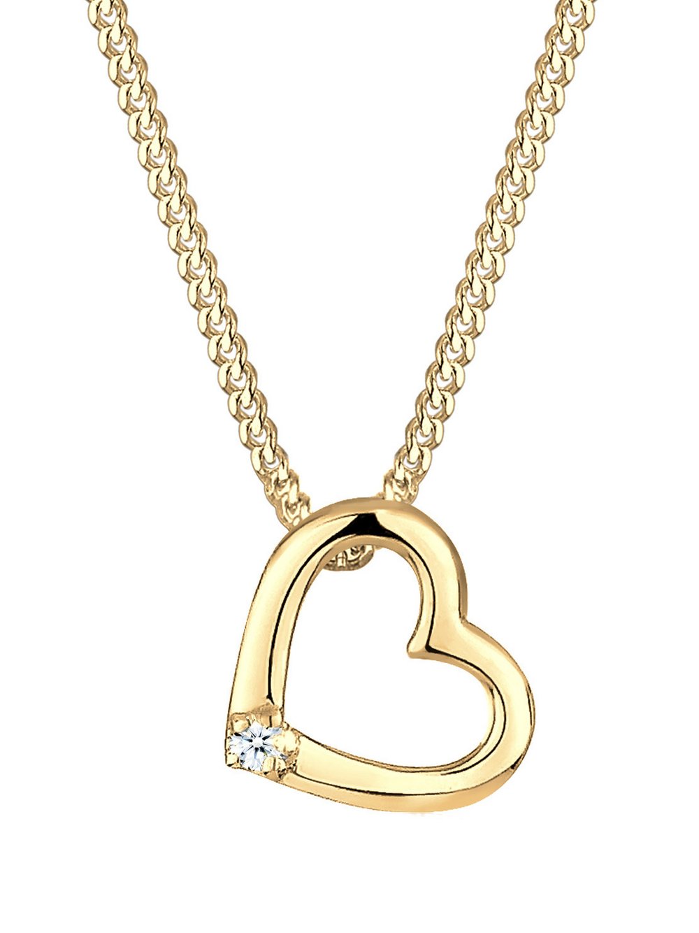 Thumbnail - Elli Diamonds Halskette Damen Sterlingsilber gold, 45