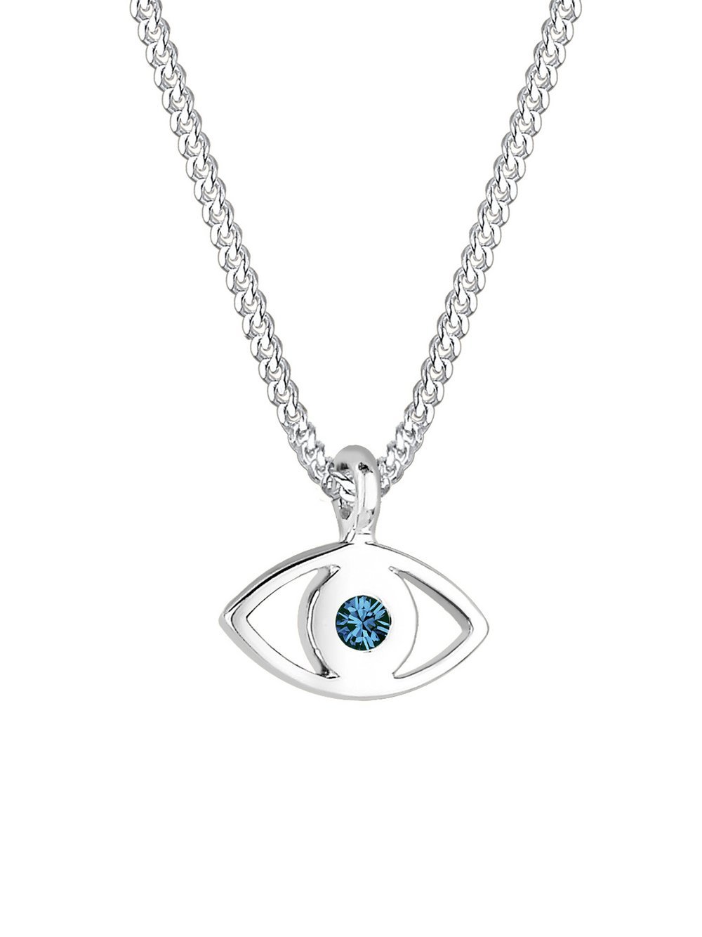 Elli Halskette Damen Sterlingsilber blau, 40