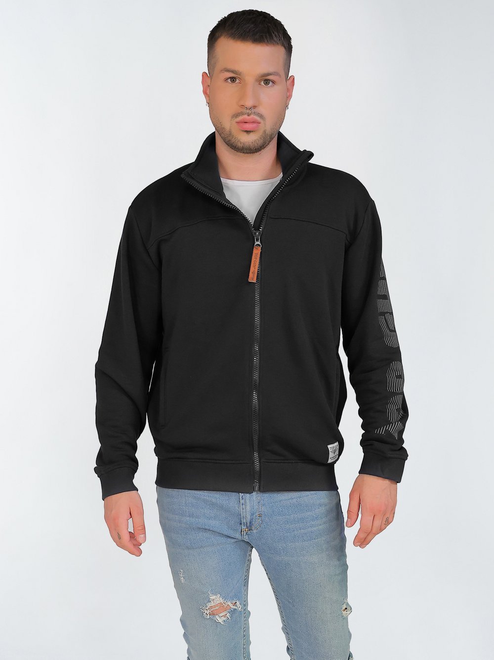 Topgun Sweatjacke Herren Baumwolle schwarz, XXXL