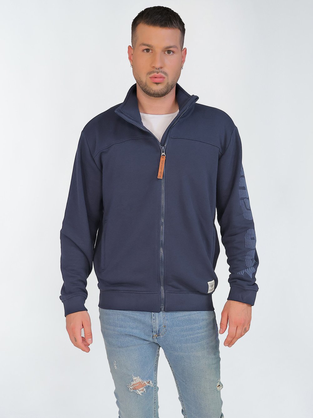 Topgun Sweatjacke Herren Baumwolle blau, XXXXL