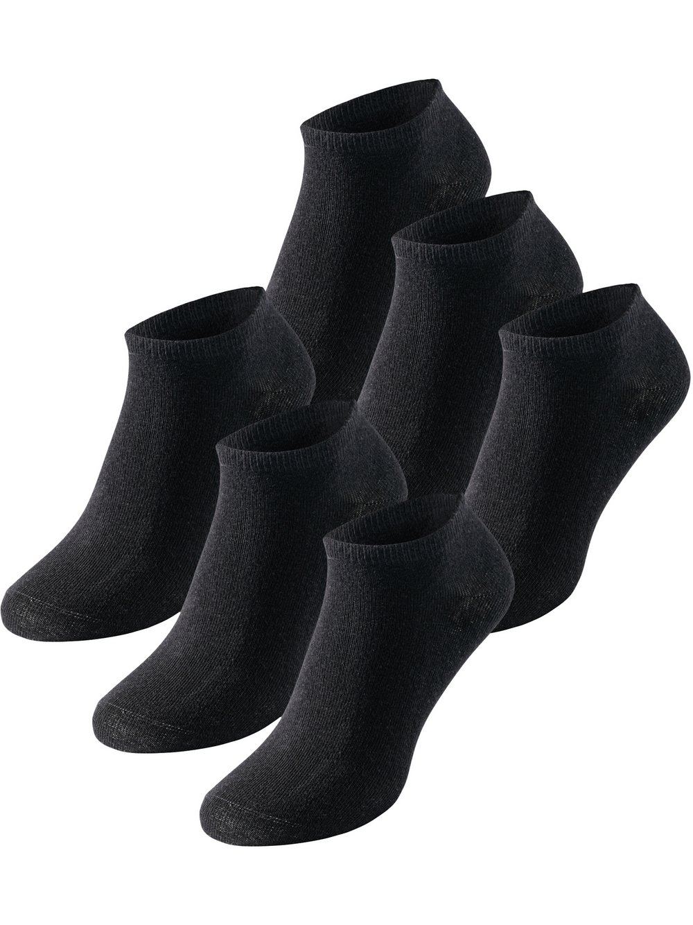 Schiesser Sneakersocken  Damen schwarz, 35-38