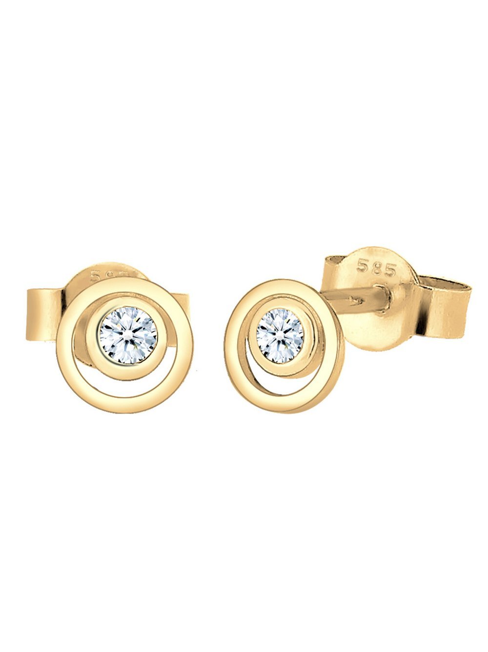 Elli Diamonds Ohrringe Damen Gelbgold gold, ONE SIZE