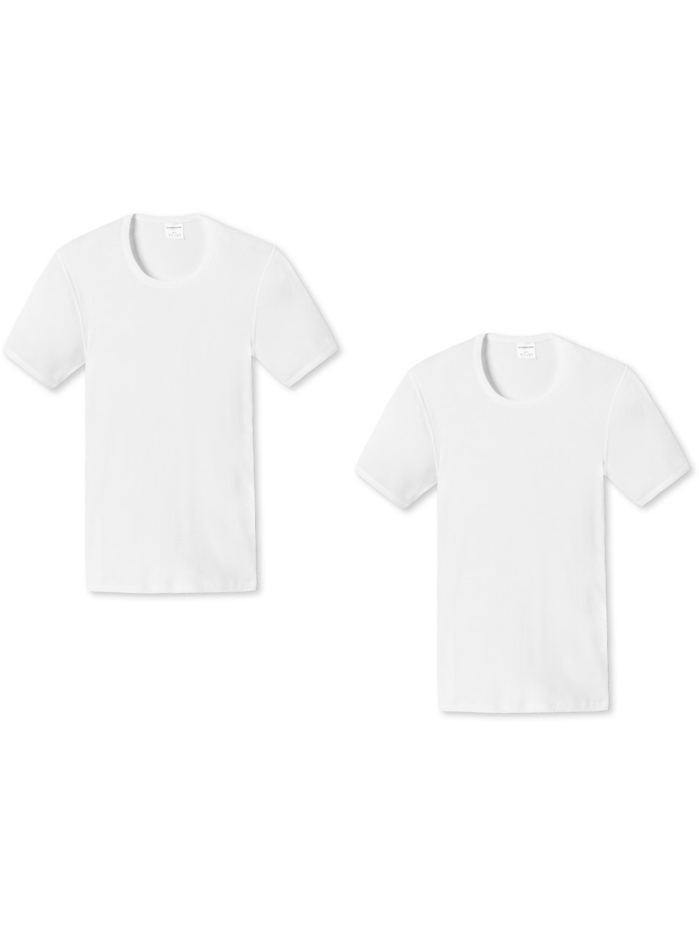 Thumbnail - Schiesser T-Shirt  Herren Jersey weiß, 6