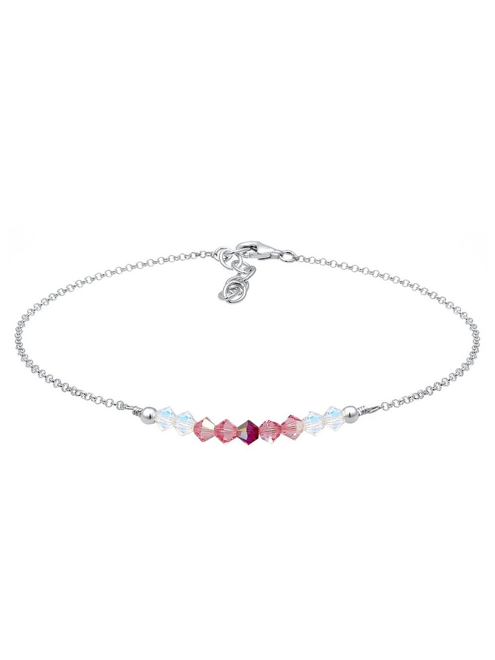 Elli Fußschmuck Damen Sterlingsilber rosa, 22