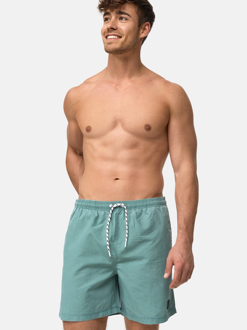 Indicode Badehose Herren Polyamid grün, S