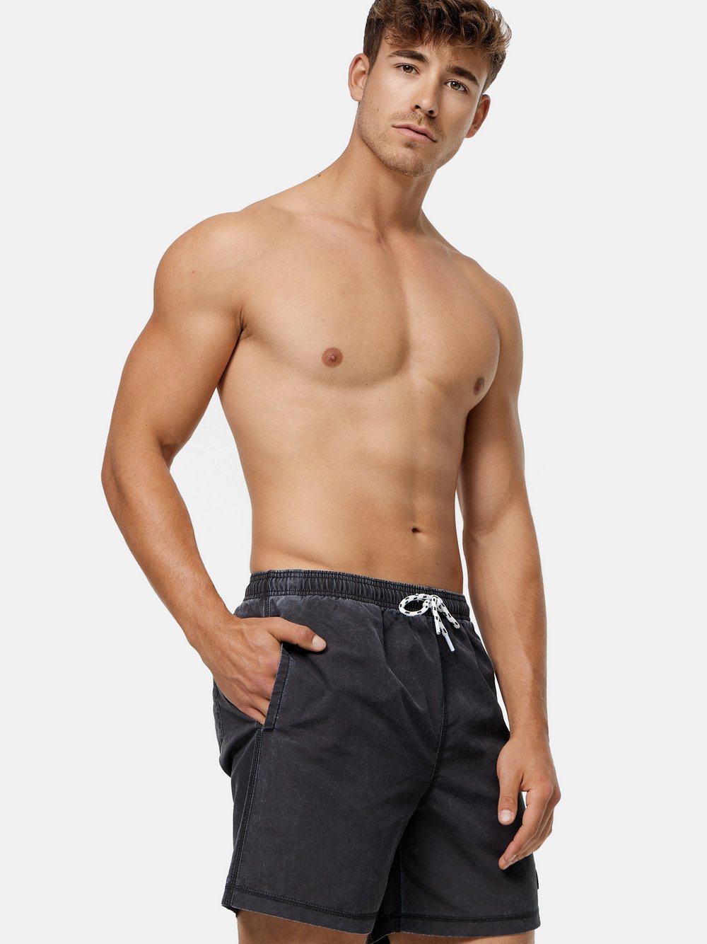 Indicode Badehose Herren Polyamid schwarz, XL