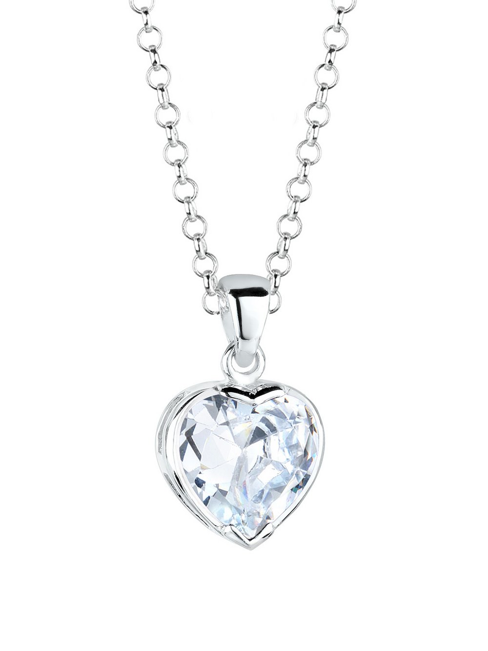 Thumbnail - Elli Halskette Damen Sterlingsilber silber, 45