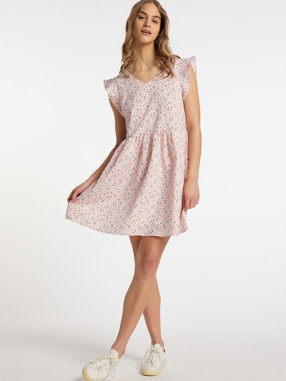 MyMo Kleid Damen rosa gemustert, XS