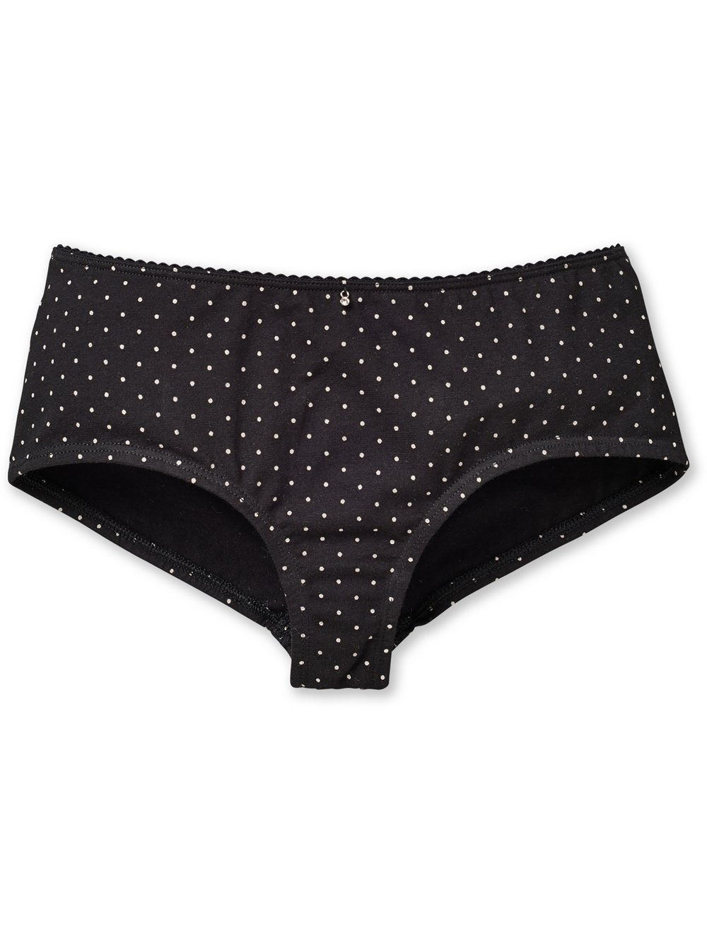 Schiesser Panty  Mädchen Baumwolle schwarz gepunktet, 152