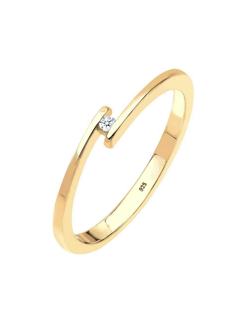 Elli Diamonds Ring Damen Sterlingsilber gold, 56