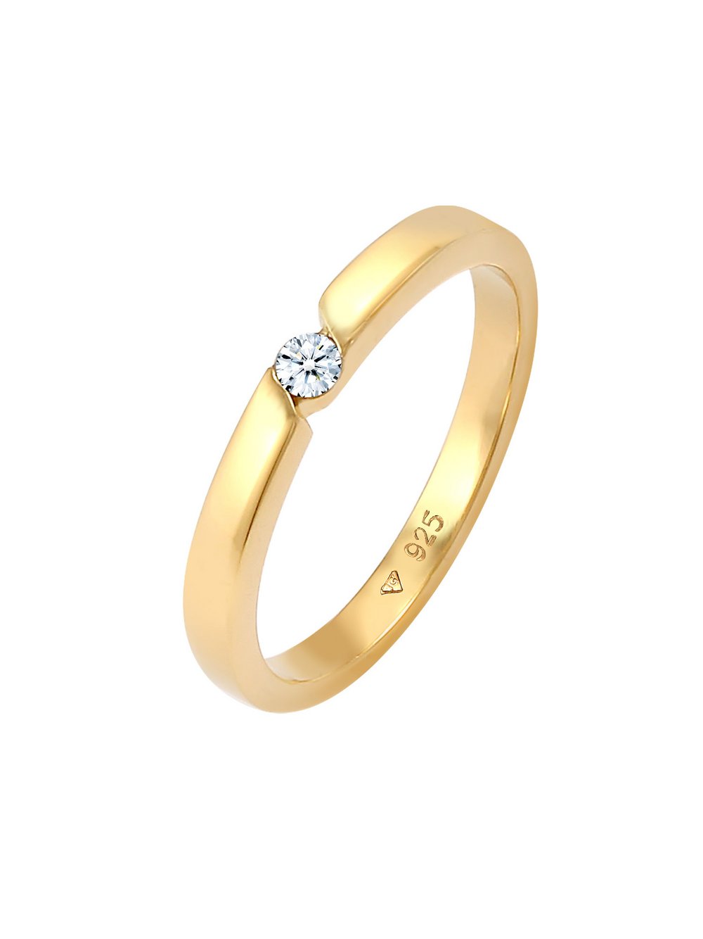 Elli Diamonds Ring Damen Sterlingsilber gold, 54