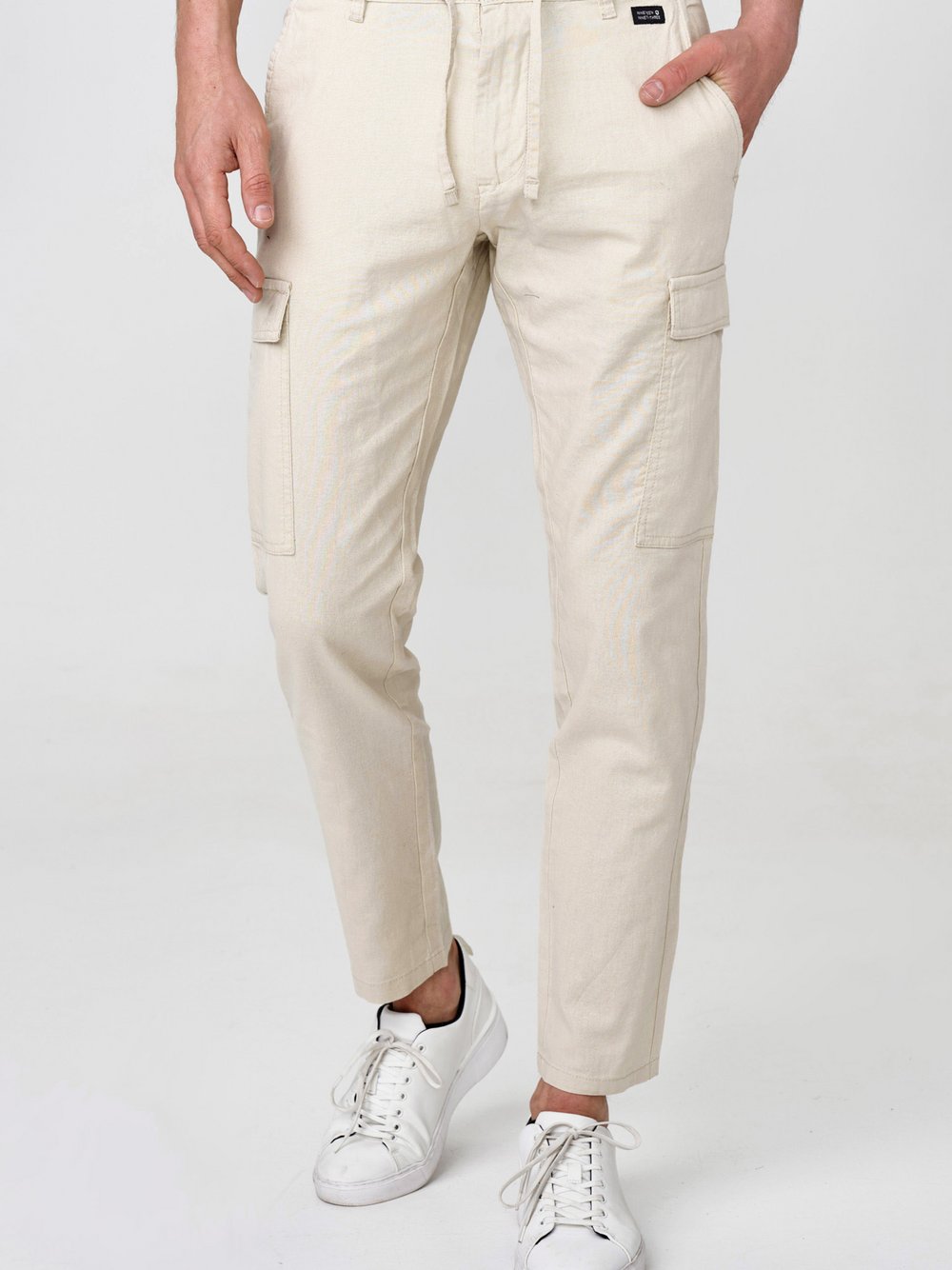 Indicode Leinenhose Herren beige, XXL