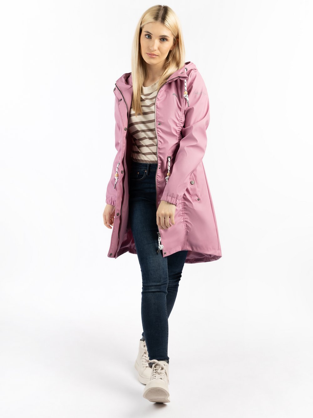 Schmuddelwedda Regenmantel Damen pink, L