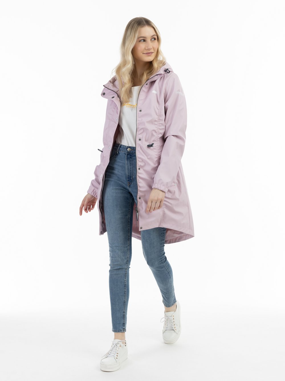 Schmuddelwedda Regenmantel Damen rosa, XXL