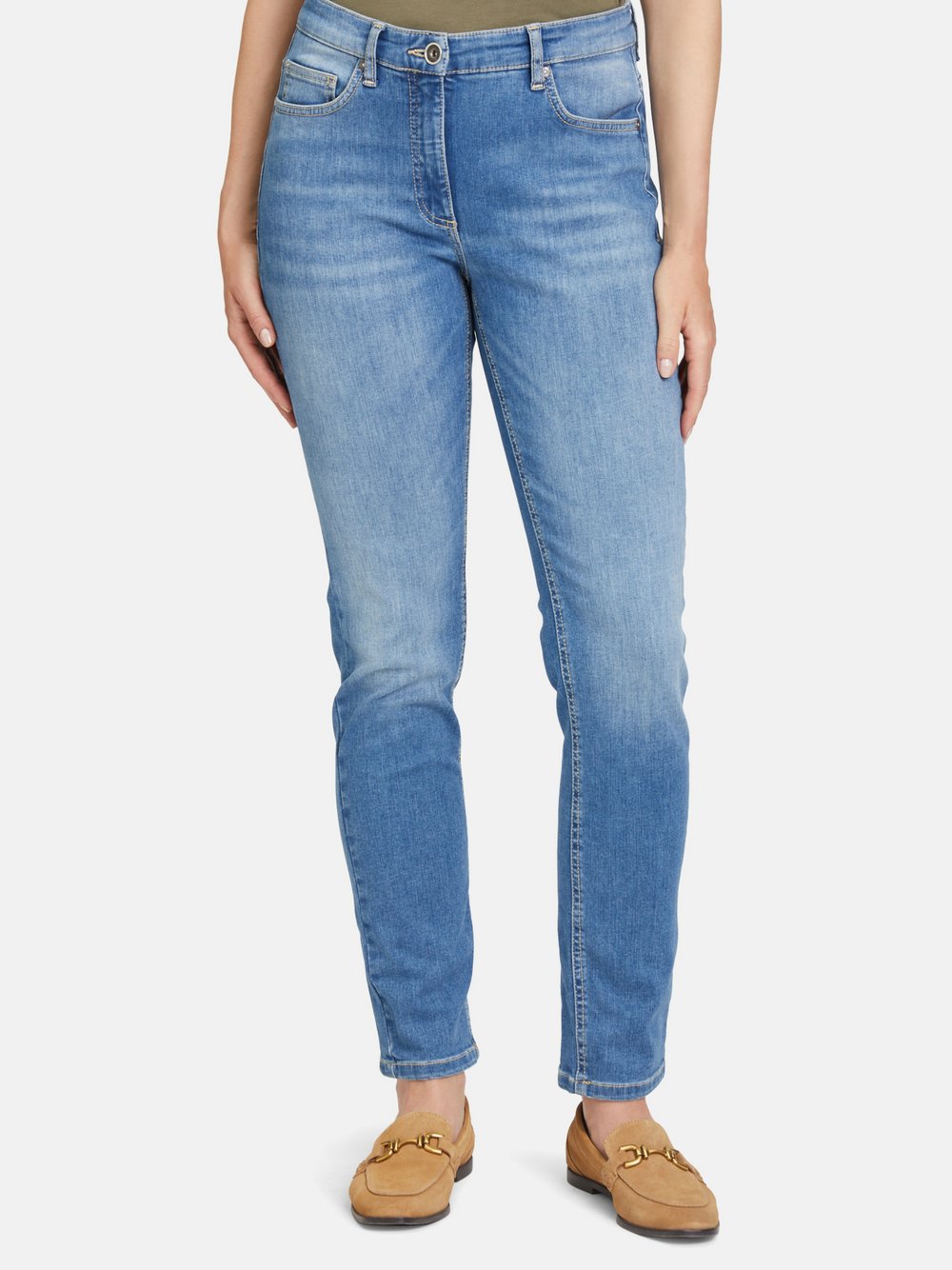 Betty Barclay Basic-Jeans Damen Baumwolle blau, 34