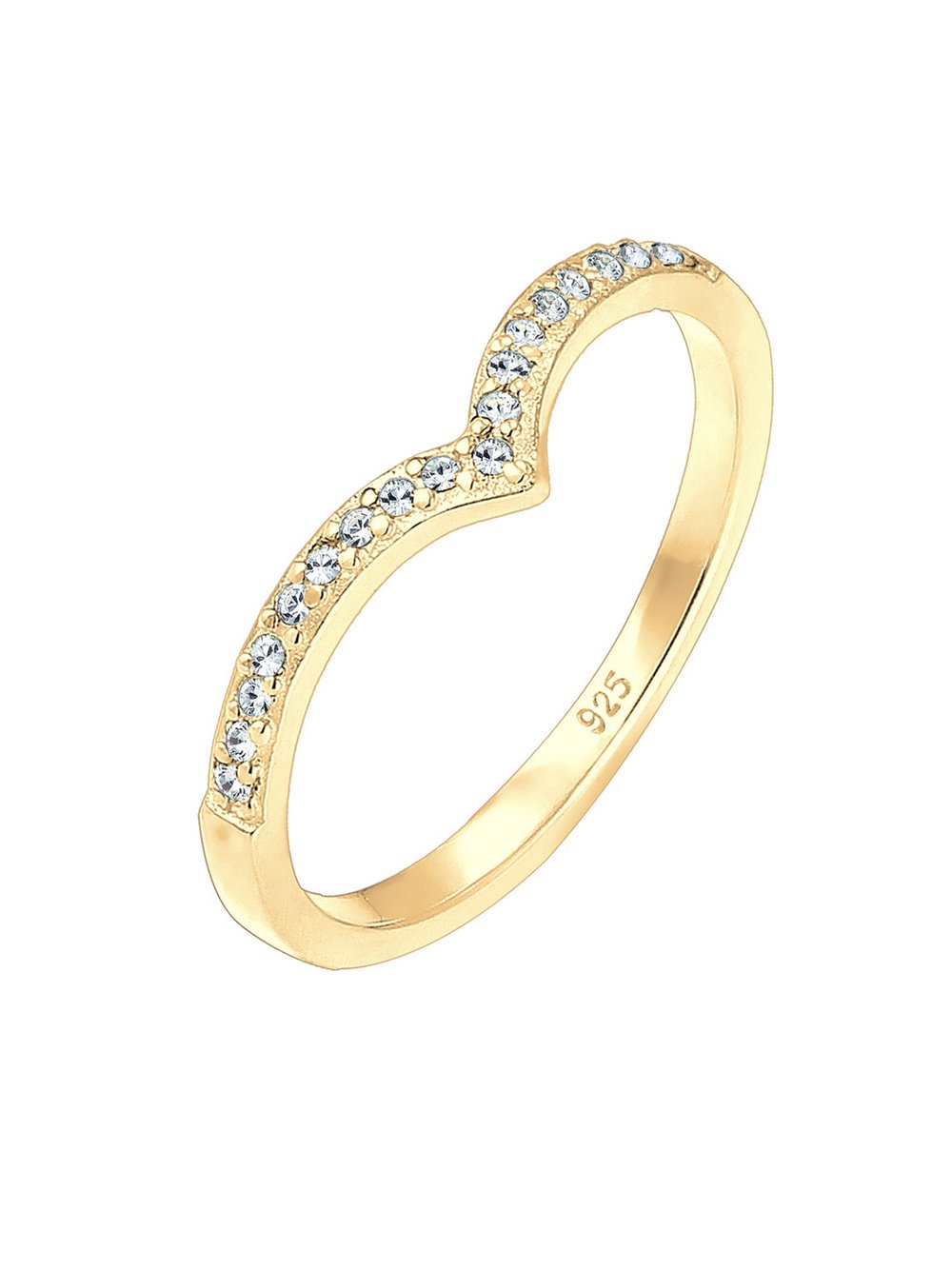 Elli Ring Damen Sterlingsilber gold, 54