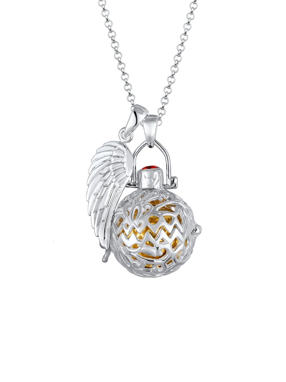 Nenalina Halskette Damen Sterlingsilber silber, 80