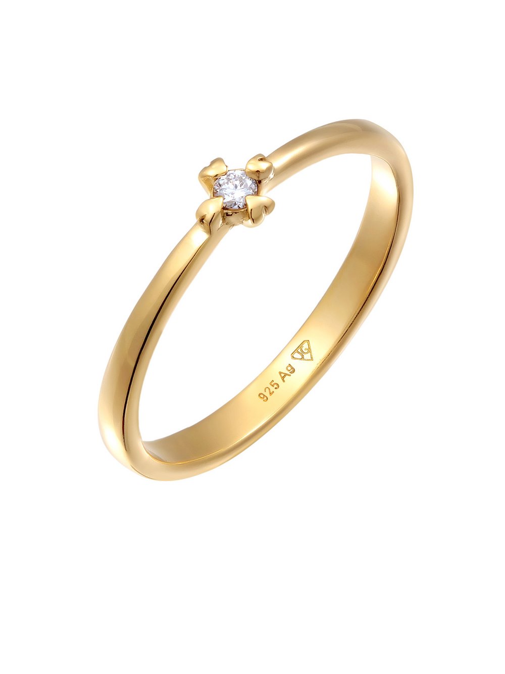 Elli Diamonds Ring Damen Sterlingsilber gold, 58