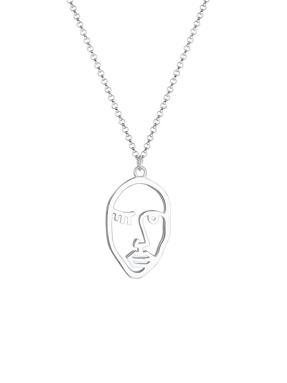 Elli Halskette Damen Sterlingsilber silber, 50