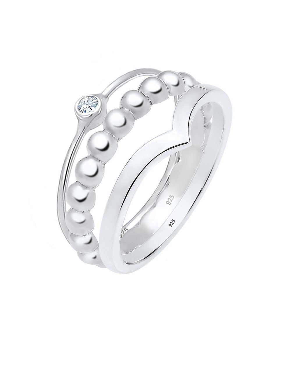 Elli Ring Damen Sterlingsilber silber, 58