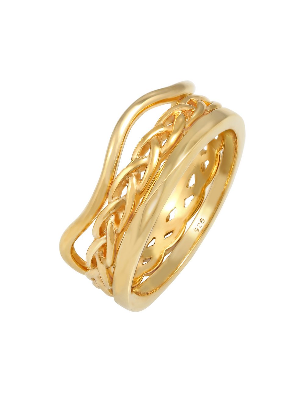 Elli Ring Damen Sterlingsilber gold, 58