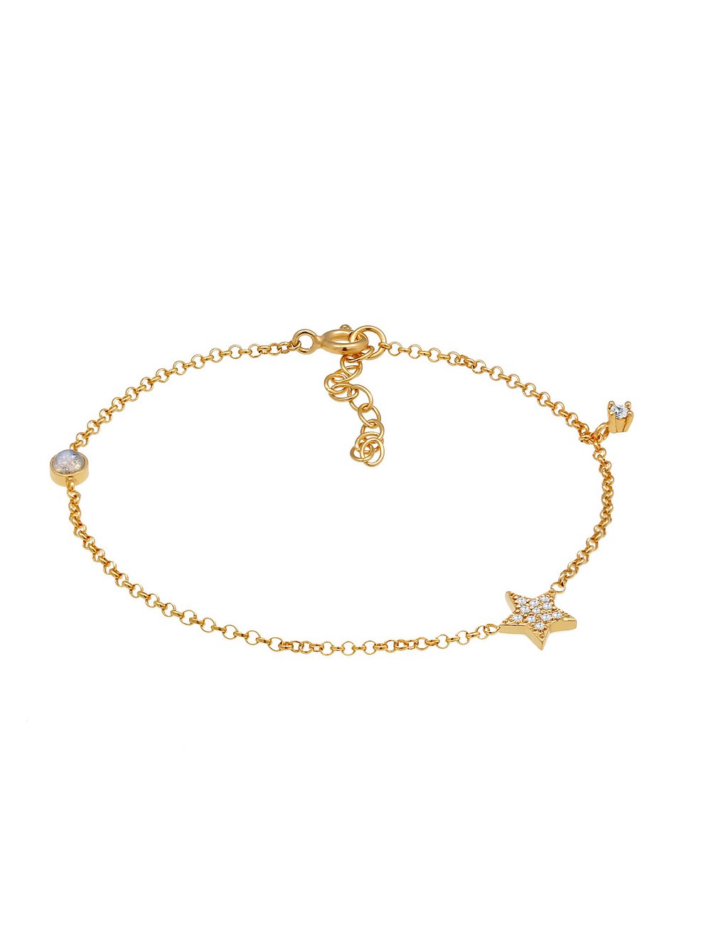 Elli Armband Damen Sterlingsilber gold, 16